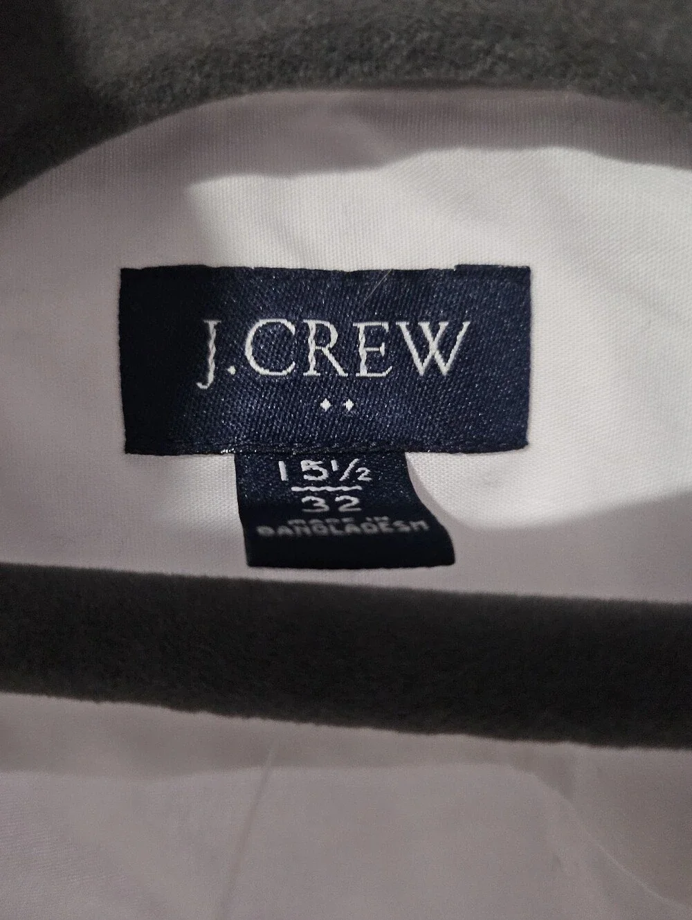J. Crew White Long-Sleeve Dress Shirt